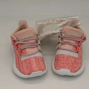 Adidas Kids Coral Pink Sneakers